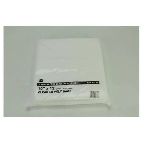 FyNite 1000 Clear Polythene Food Grade Counter Bags - Honesty Sales