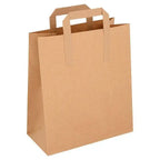 FyNite Medium Block Bottom Take-Away Food Bags-100pcs - Honesty Sales