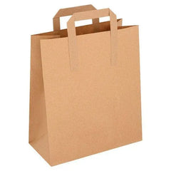 FyNite Medium Block Bottom Take-Away Food Bags-100pcs - Honesty Sales