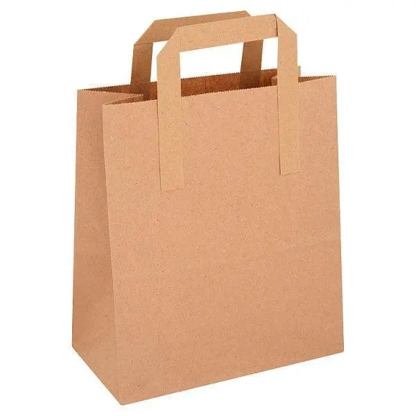 FyNite Medium Block Bottom Take-Away Food Bags-100pcs - Honesty Sales