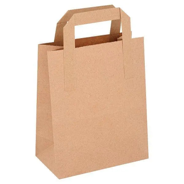 FyNite Medium Block Bottom Take-Away Food Bags-100pcs - Honesty Sales