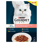 GOURMET Perle Connoisseur's Collection in Gravy Wet Cat Food 12x85g (Case of 4)  Honesty Sales U.K