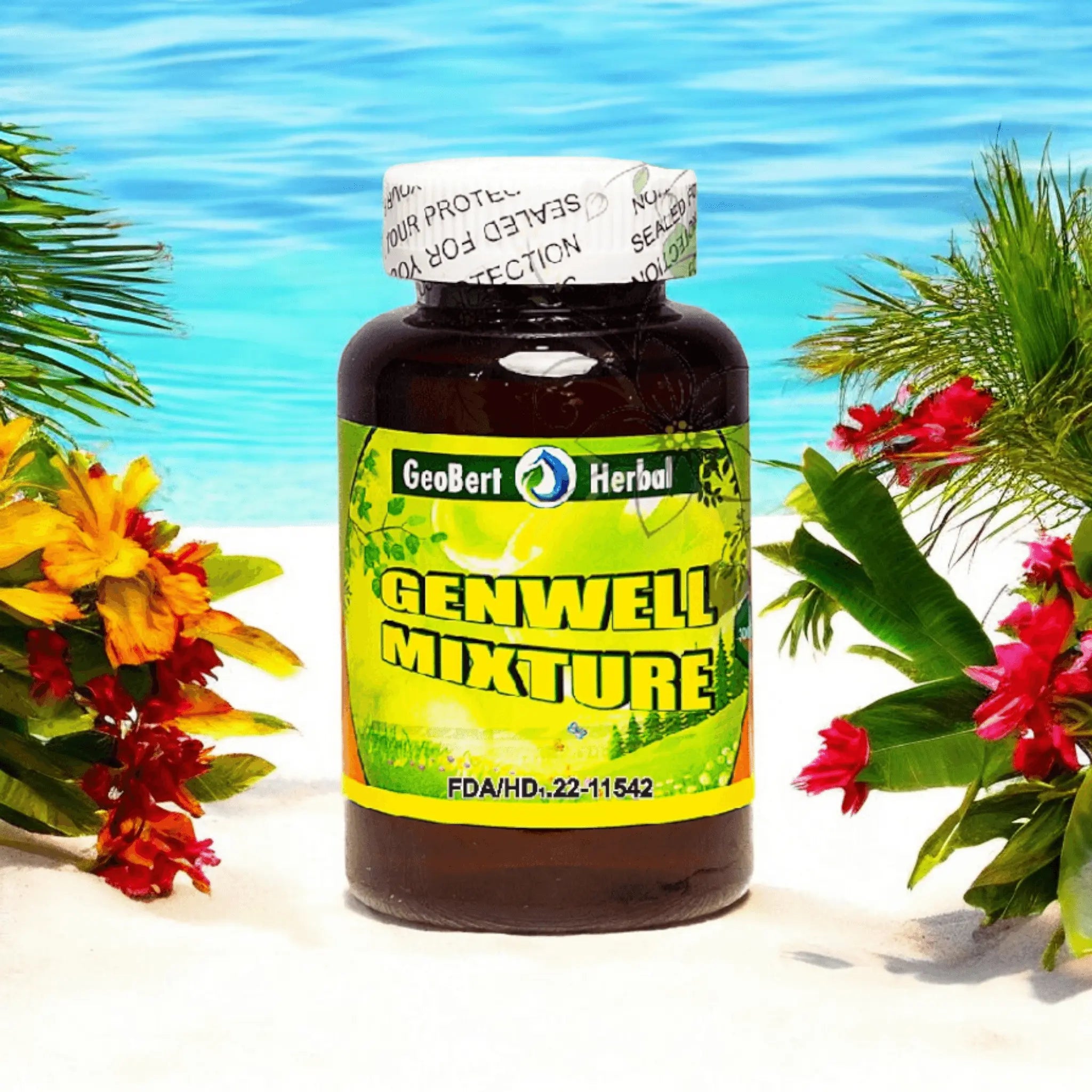 Geobert Herbal Genwell Mixture Image secondaire du produit