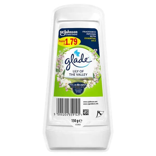 Glade Solid Gel Lily of the Valley Air Freshener 150g (Case of 8) - Honesty Sales Hauptbild