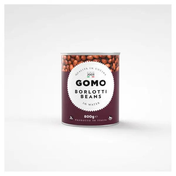 Gomo Borlotti Beans in Water 800g Gomo
