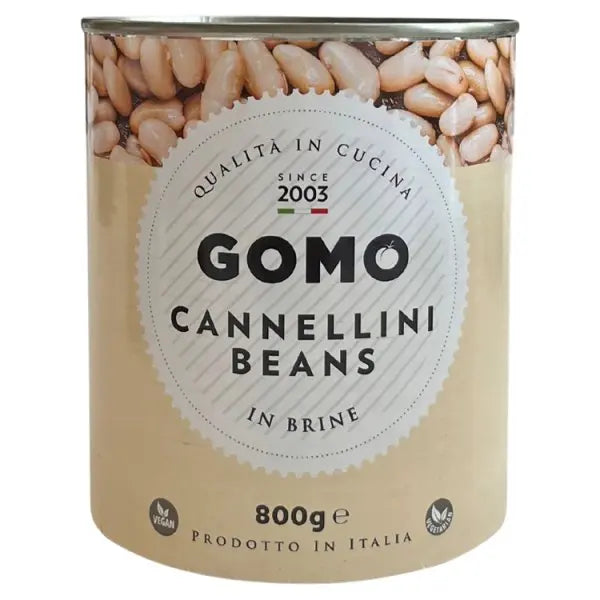 Gomo Cannellini Beans in Brine 800g - Honesty Sales Main image