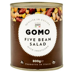 Gomo Five Bean Salad with Sweetcorn 800g Gomo