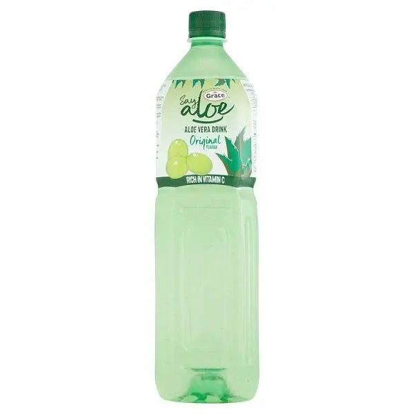Grace Say Aloe Vera Drink Original Flavour 1.5L - (Case of 6) - Honesty Sales