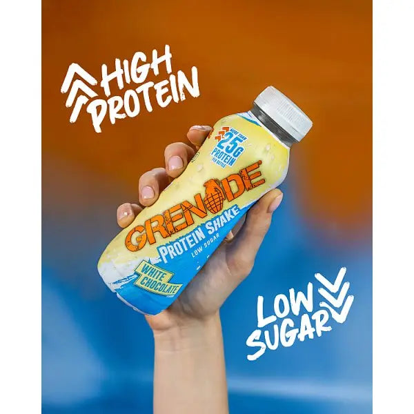 Grenade White Chocolate Flavour Protein Shake 330ml (Case of 8) - Honesty Sales