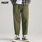 HIQOR Men’s Oversized Japanese Cargo Trousers – Black / Army Green  Honesty Sales U.K