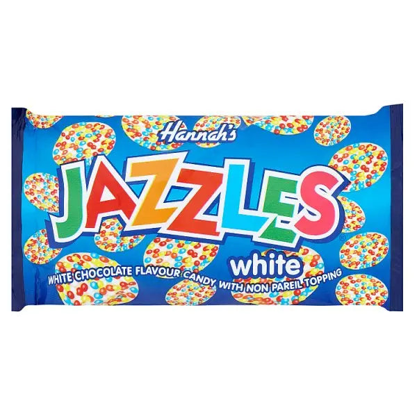 Hannah's Jazzles White 40g (Case of 24)  Honesty Sales U.K