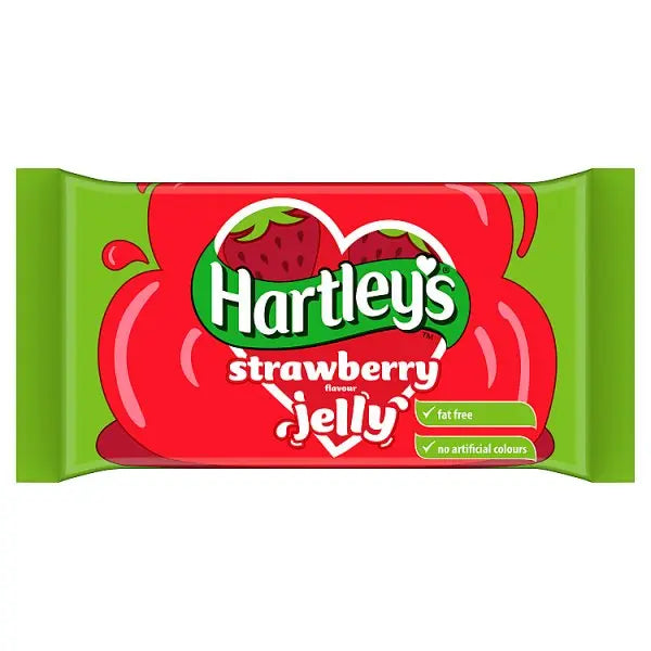 Hartley's Strawberry Flavour Tablet Jelly 135g (Case of 12) - Honesty Sales