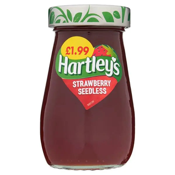 Hartley's Strawberry Seedless 300g (Case of 6)  Honesty Sales U.K