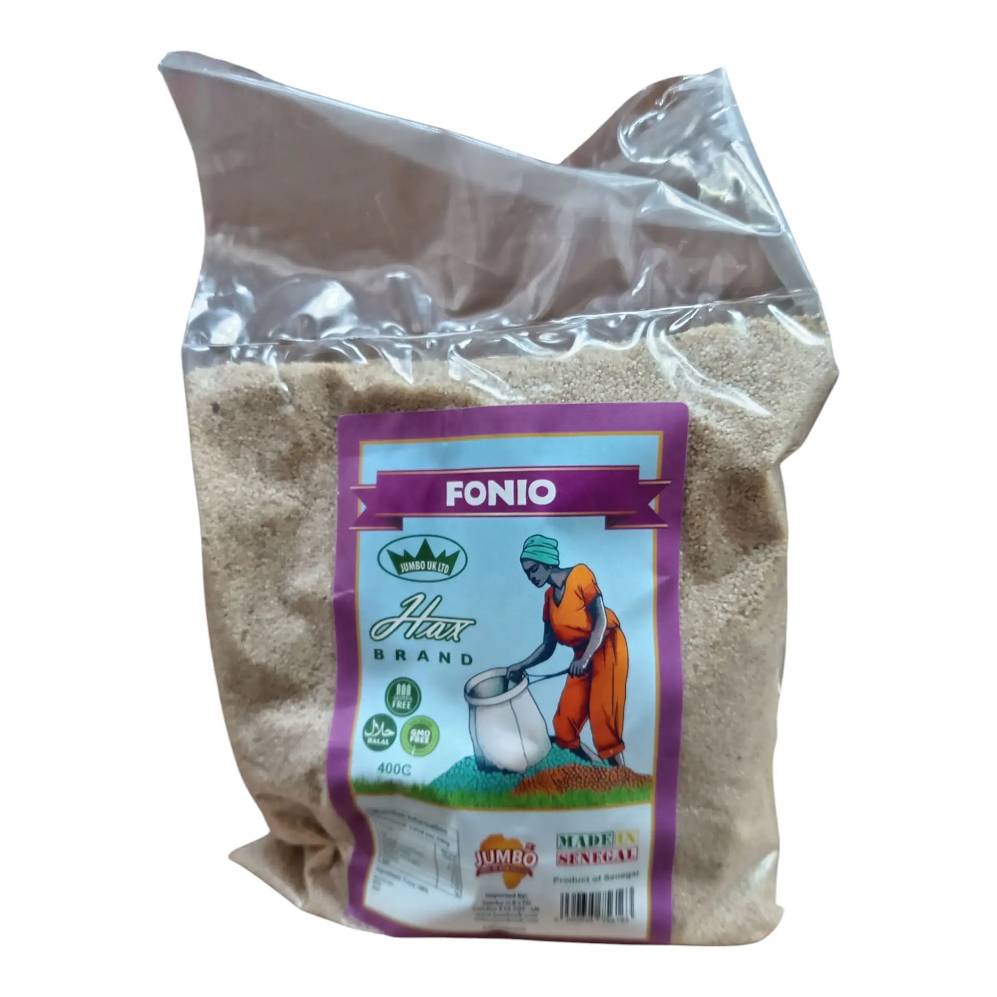 Hax Brand Fonio flour 400g - Honesty Sales Main image