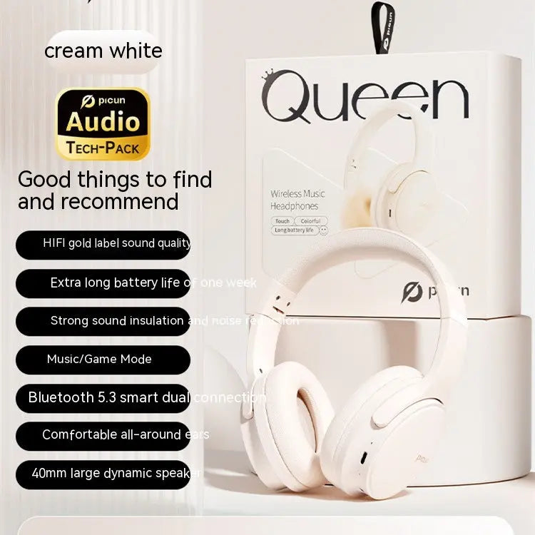 Headband Wireless Bluetooth Noise Canceling Headphones With Headset Secondary image