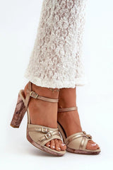 Heel sandals model 198398 Step in style - Honesty Sales U.K