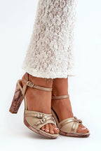 Heel sandals model 198398 Step in style - Honesty Sales U.K