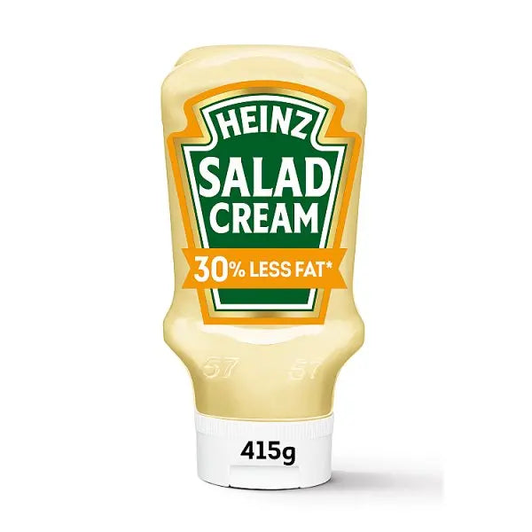 Heinz 30% Less Fat Salad Cream 415g (Case of 10)  Honesty Sales U.K
