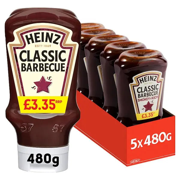 Heinz Classic BBQ Sauce PMP 480g (Case of 10)  Honesty Sales U.K Main image