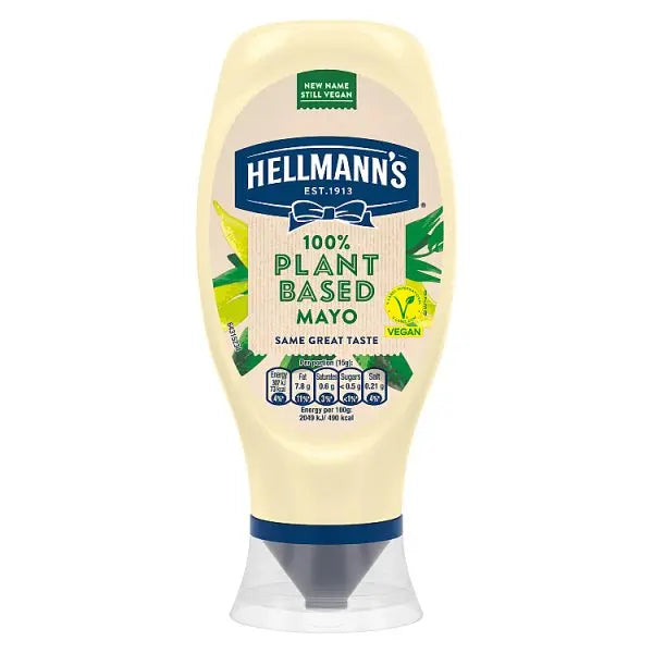 Hellmann's Mayo 100% Plant-based 430 ml (Case of 8)  Honesty Sales U.K Main image