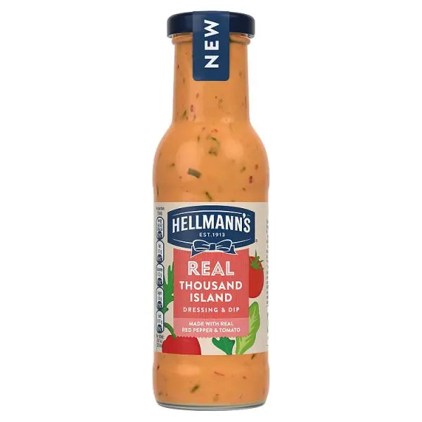 Hellmann's Salad Dressing & Dip Real Thousand Island 250 ml (Case of 6)  Honesty Sales U.K