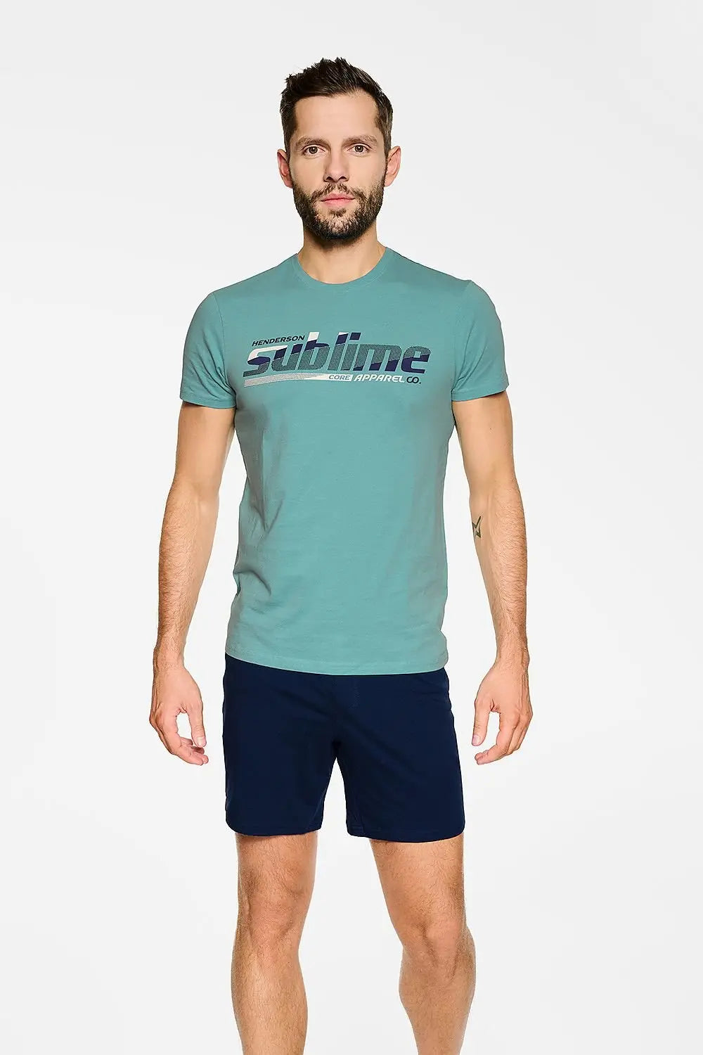 Henderson short-sleeved shirt men's pajamas Image secondaire du produit