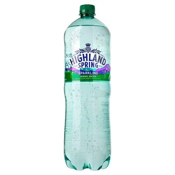Highland Spring Sparkling Spring Water 1.5L (Case of 12) - Honesty Sales U.K