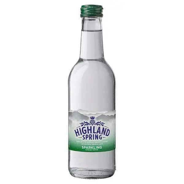 Highland Spring Sparkling Spring Water 330ml (Case of 24) - Honesty Sales U.K