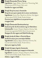 Honesty Sales Simply Cheesecake Syrup - Honesty Sales U.K