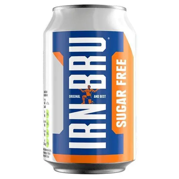 IRN-BRU Sugar Free Can 330ml (Case of 24) - Honesty Sales