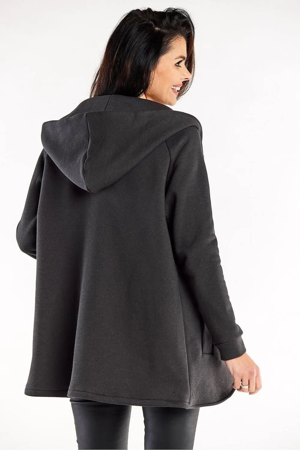 Infinite You hood and long sleeves unbuttoned sweatshirt Secondary image