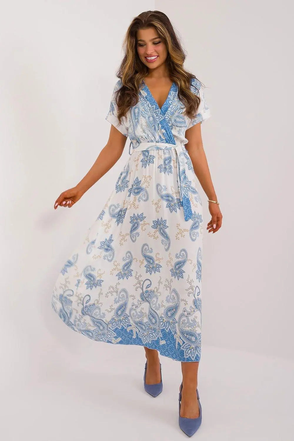 Italy Moda boho-style summer dress - Honesty Sales