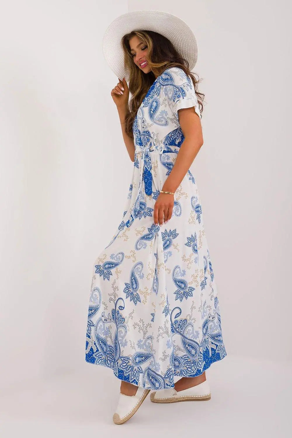 Italy Moda boho-style summer dress - Honesty Sales