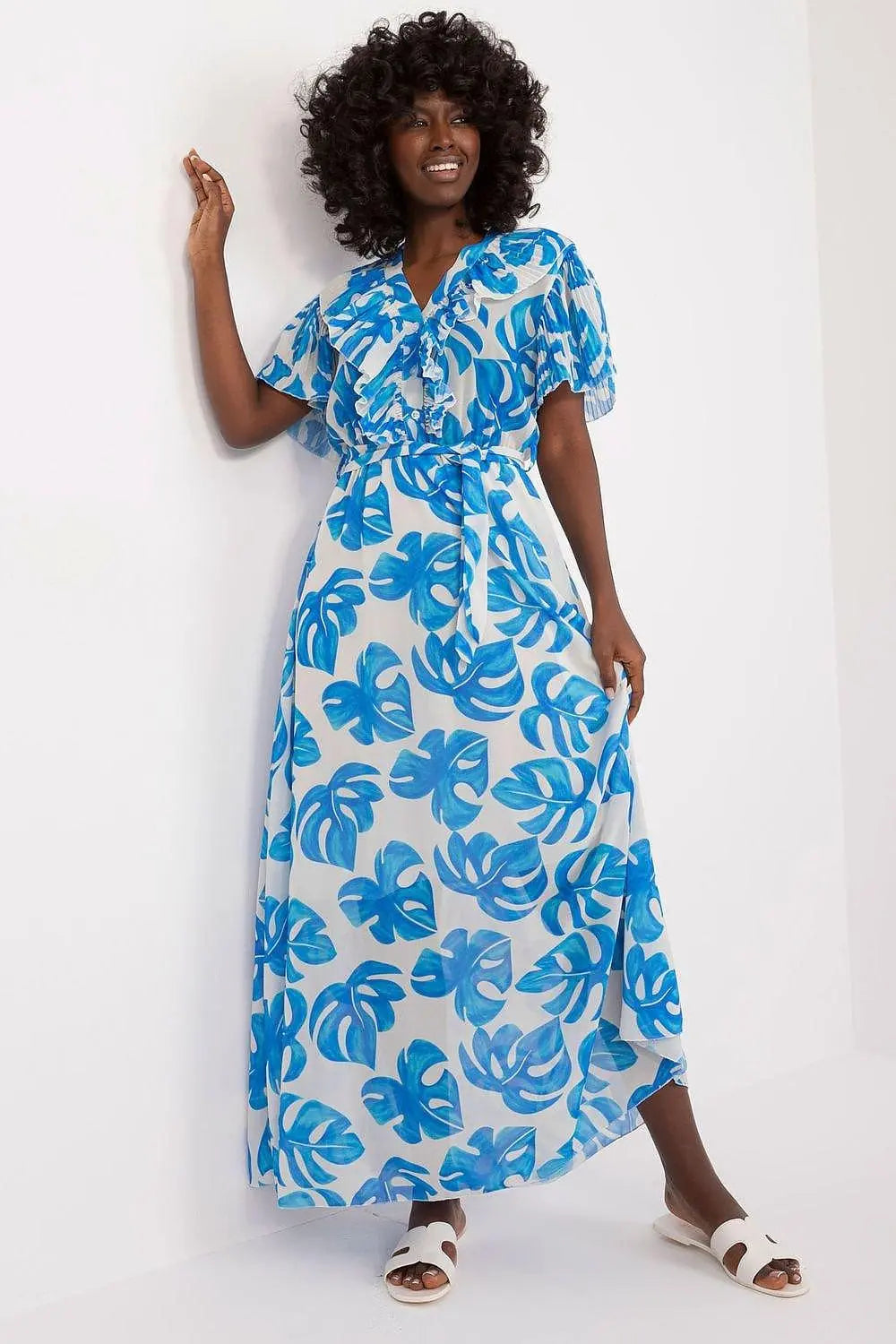 Italy Moda fashionable lightweight polyester womens dress - Honesty Sales