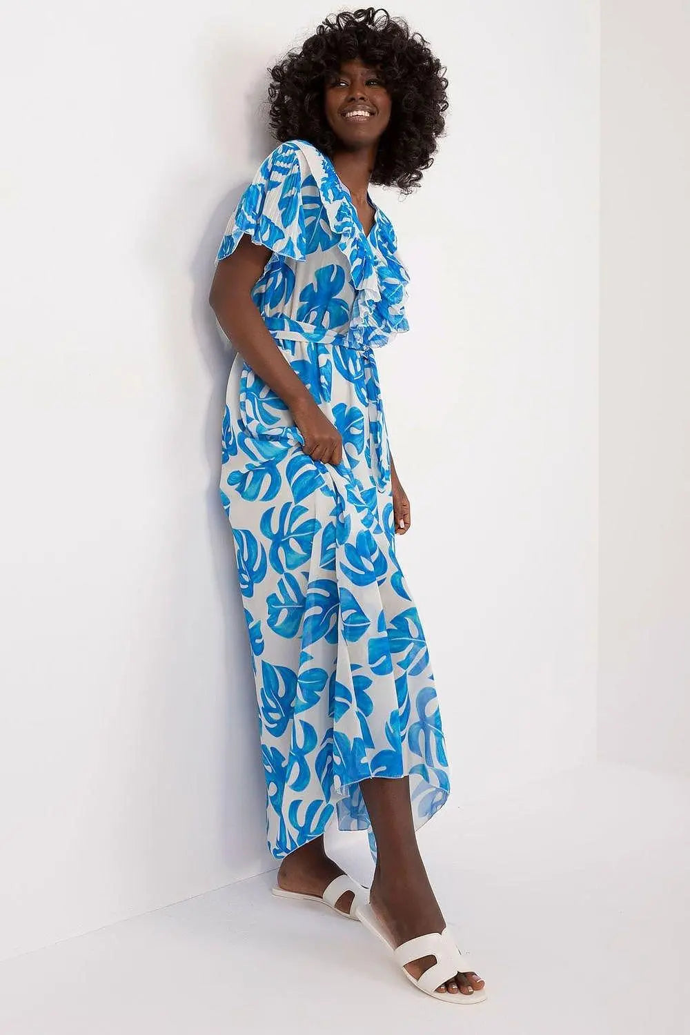 Italy Moda fashionable lightweight polyester womens dress - Honesty Sales