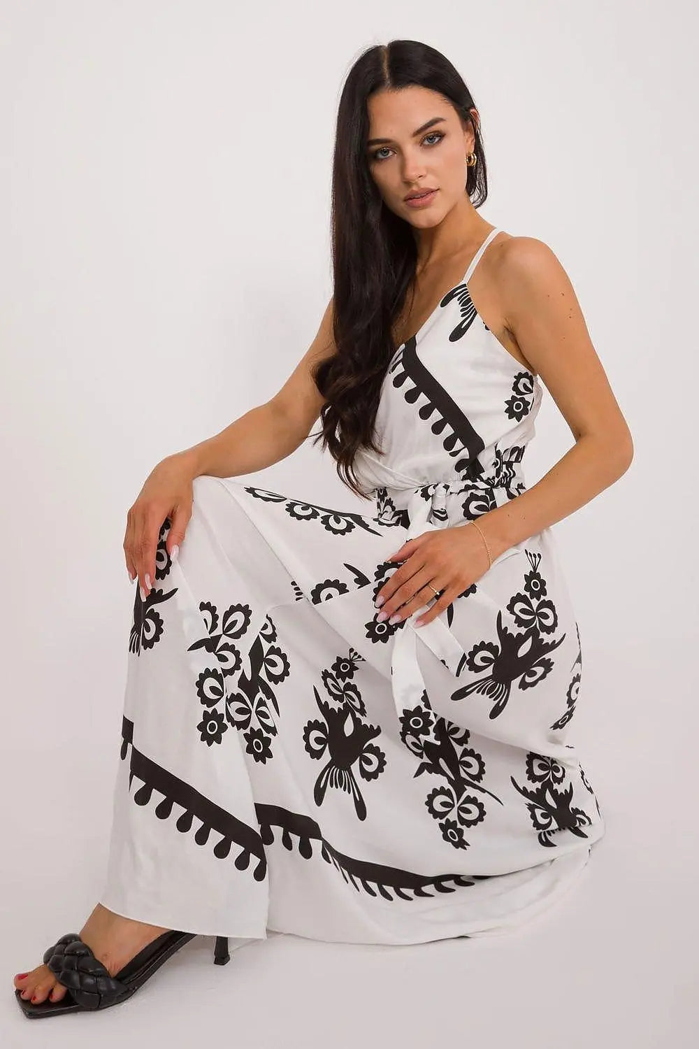 Italy Moda summer flared boho dress - Honesty Sales