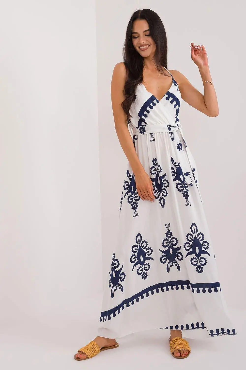 Italy Moda summer flared boho dress - Honesty Sales