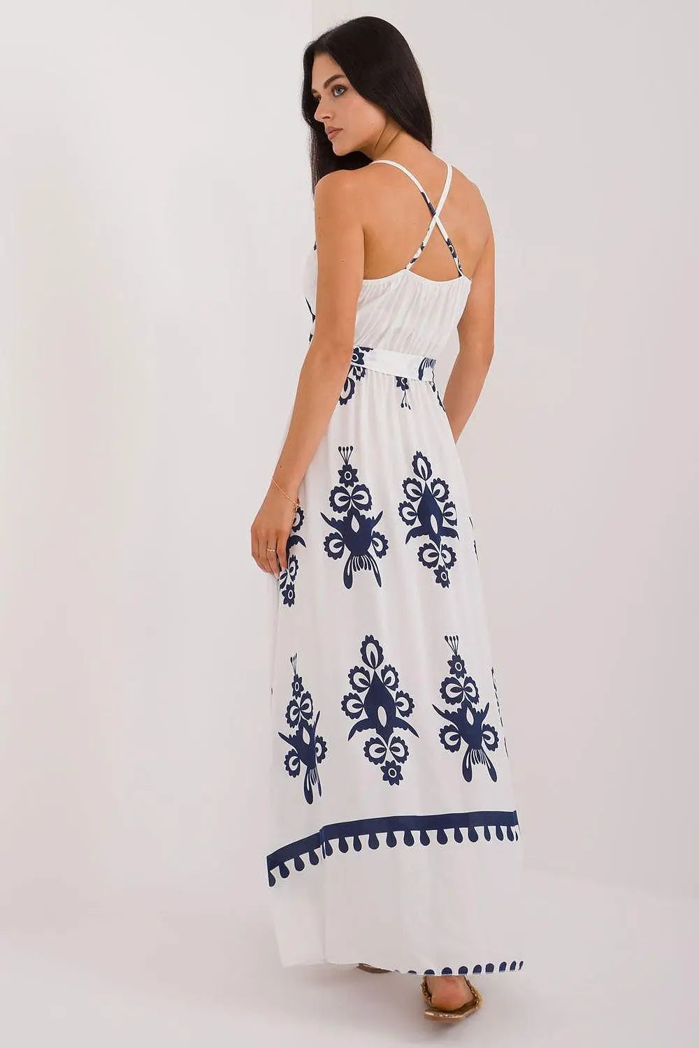 Italy Moda summer flared boho dress - Honesty Sales