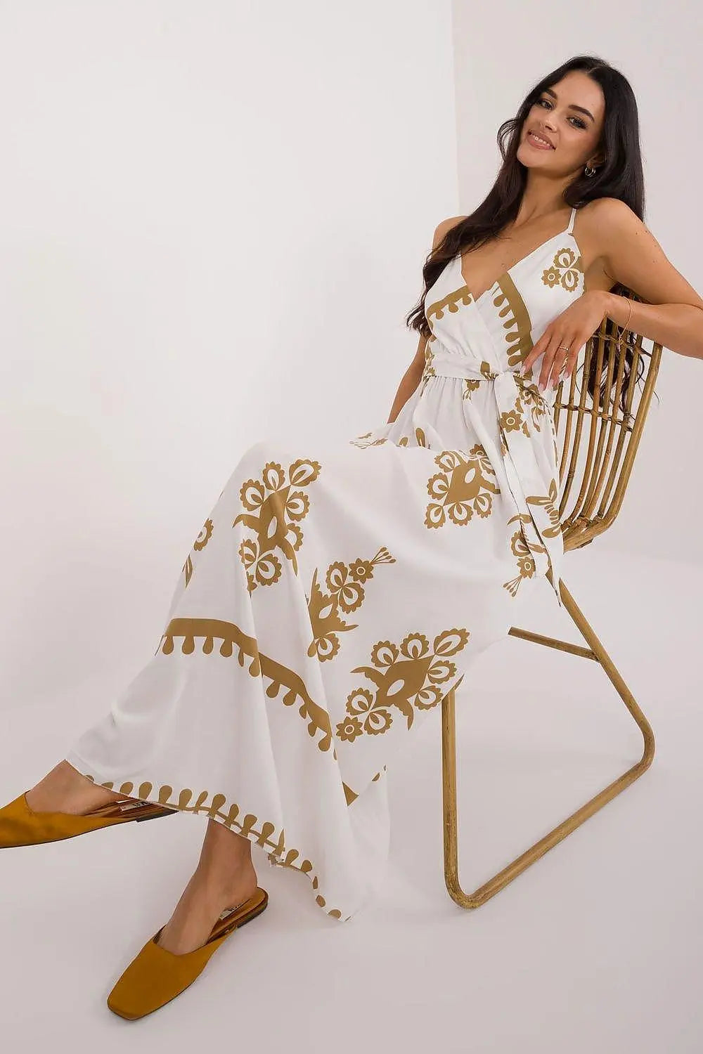 Italy Moda summer flared boho dress - Honesty Sales