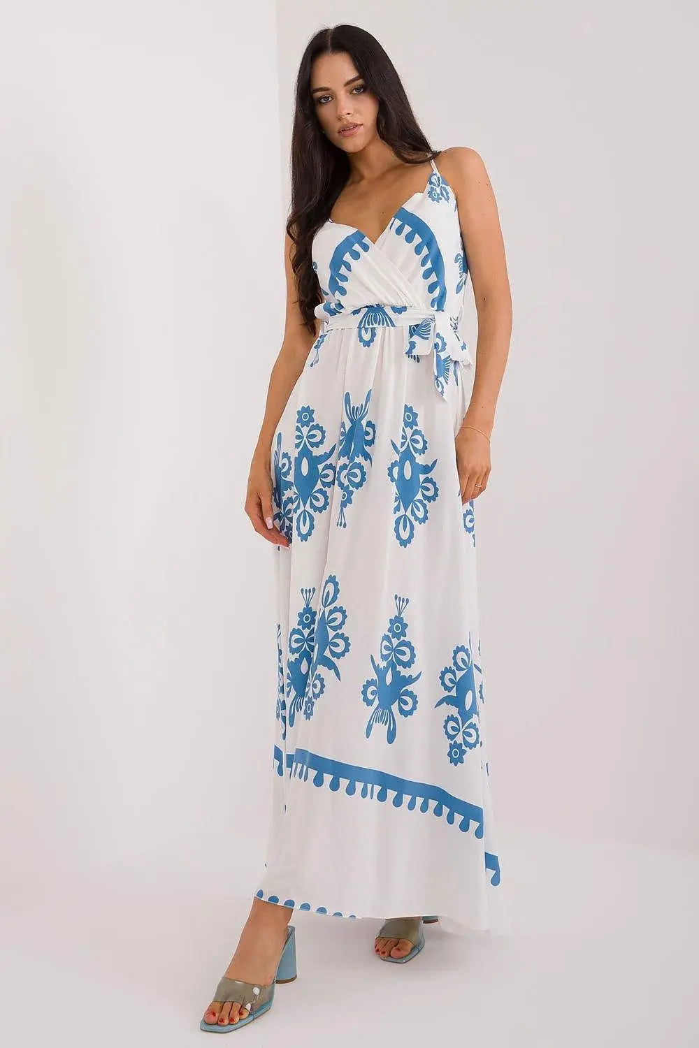 Italy Moda summer flared boho dress - Honesty Sales