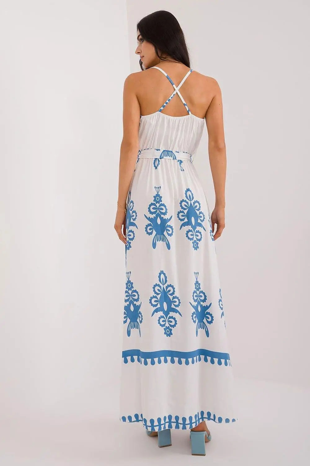 Italy Moda summer flared boho dress - Honesty Sales