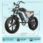 JANSNO Adults Electric Bike with Dual Suspension & Removable 48V 34Ah Battery, 250W Brushless Motor, 50.8cm x 10.16cm Tires, 15MPH, 7-Speed All-Terrain Ebike for Off-Road Mountain Camping Commuting - Grey, Mountain Bike Gear, Adventure Biking, Rugged Des - Honesty Sales
