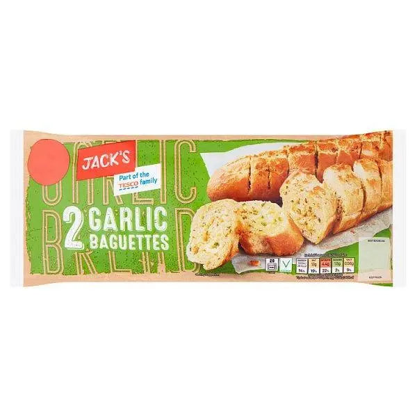 Jacks 2 Garlic Baguettes 338g - Honesty Sales