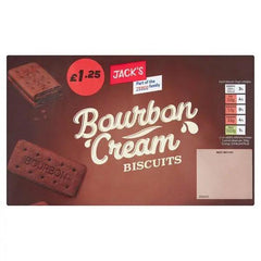 Jack's Bourbon Cream Biscuits 400g (Case of 12) - Honesty Sales U.K