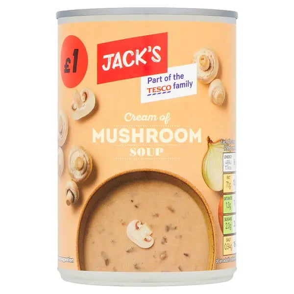 Jack's Cream of Mushroom Soup 400g (Case of 6)  Honesty Sales U.K