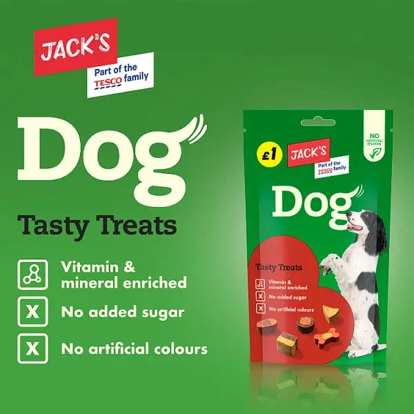Jack's Dog Tasty Treats 100g (Case of 12)  Honesty Sales U.K