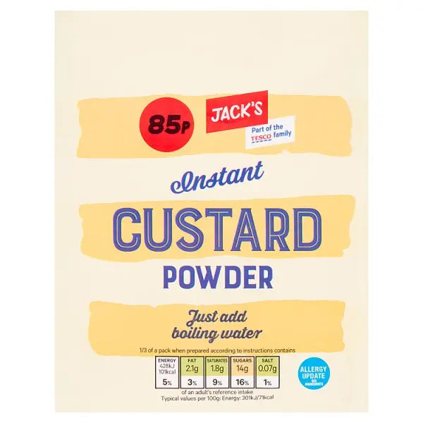 Jack's Instant Custard Powder 72g (Case of 12) - Honesty Sales Main image