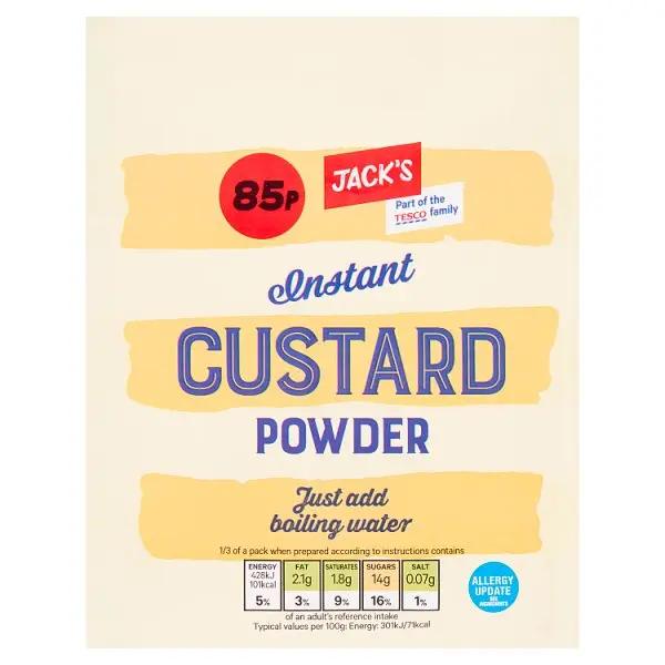 Jack's Instant Custard Powder 72g (Case of 12) - Honesty Sales