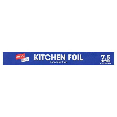 Jack's Kitchen Foil 7.5 Metres x 300mm Wide - Honesty Sales U.K