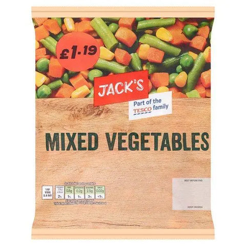 Jack's Mixed Vegetables 500g - Honesty Sales U.K